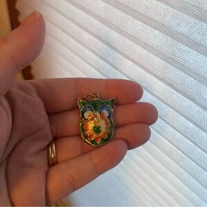 Colorful Owl Pendant